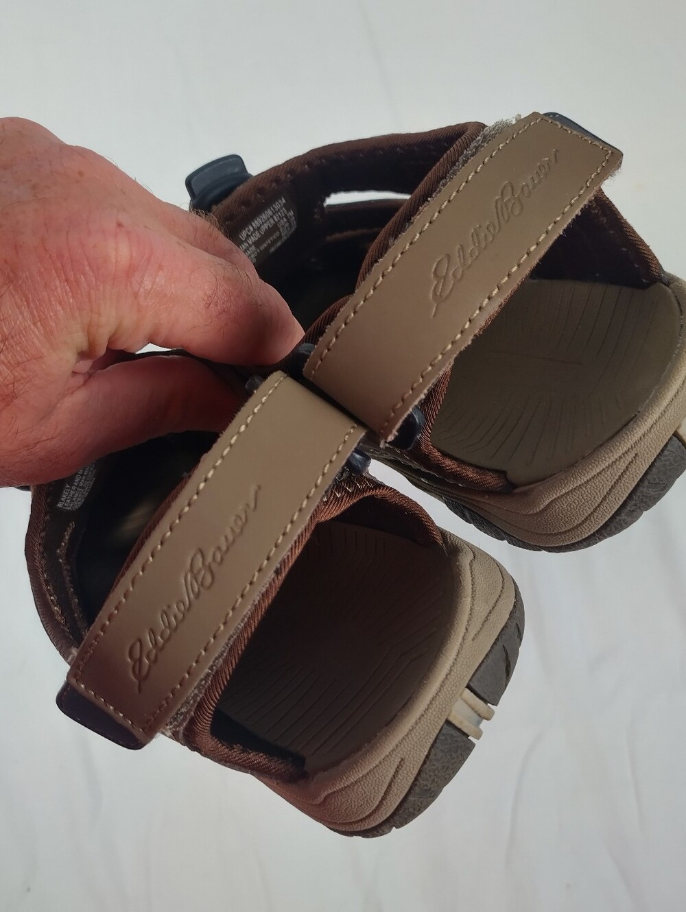 Eddie Bauer Blakely Women's Size 7 Closed Toe Hiking Water Shoes Brown Leather - Picture 6 of 11